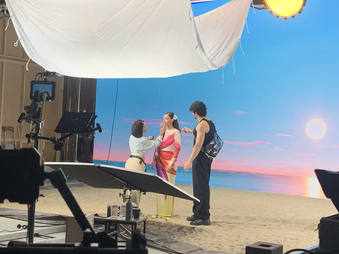 Photo de tournage au studio Spark Studios