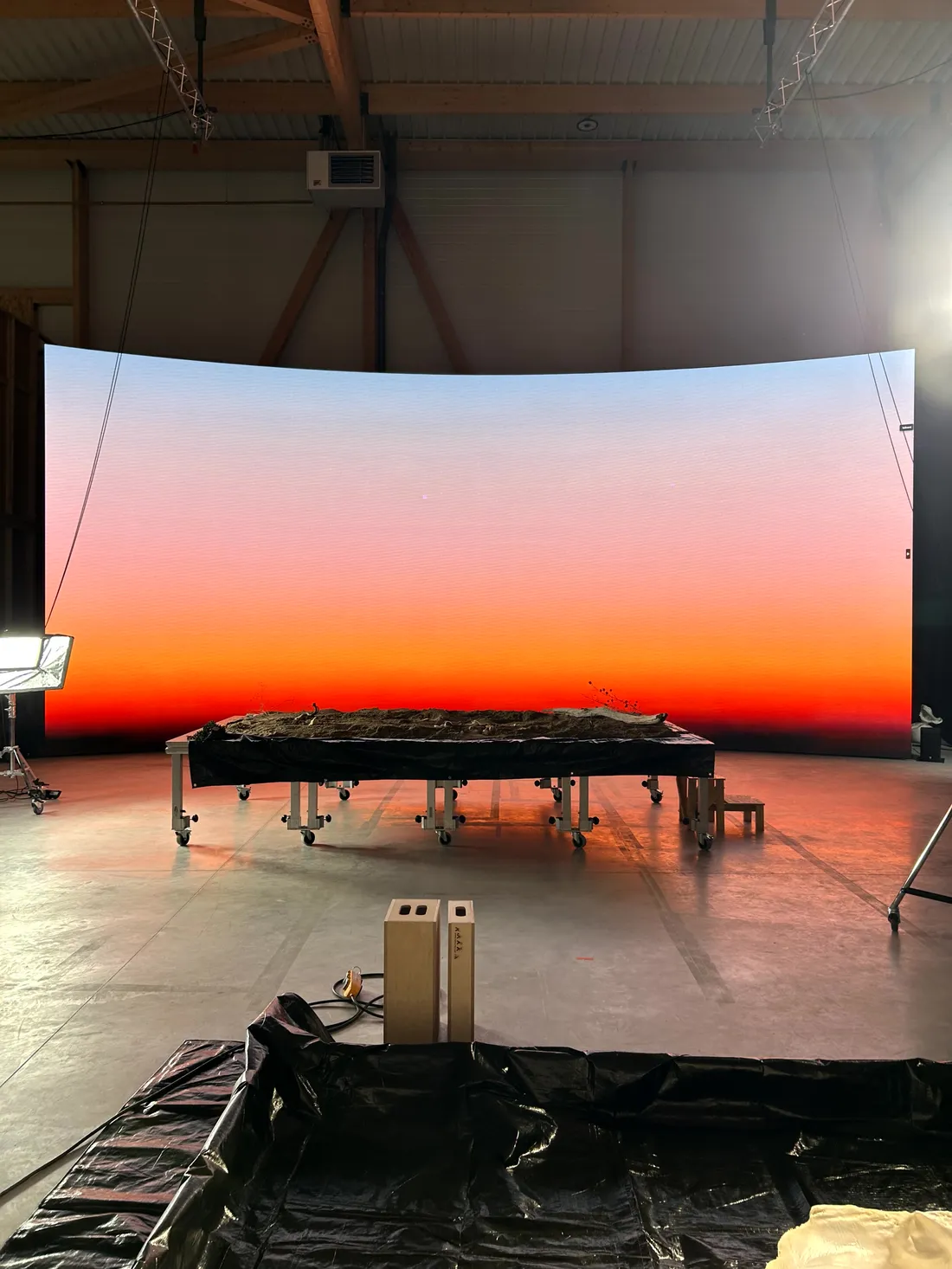 Photo de tournage au studio Spark Studios