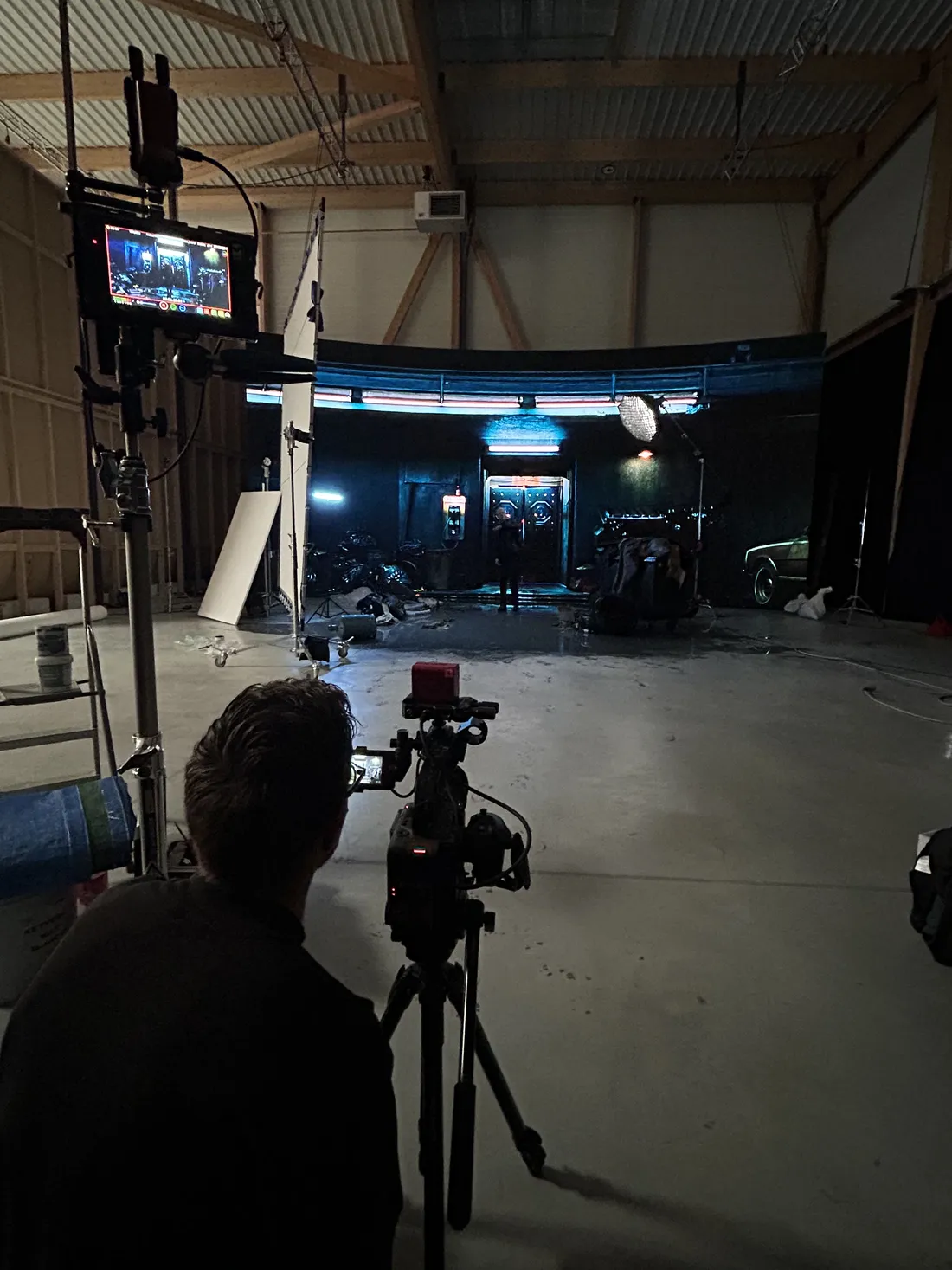 Photo de tournage au studio Spark Studios