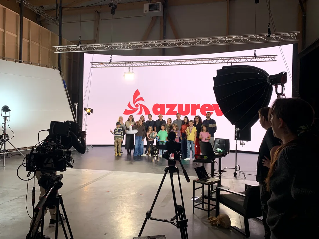 Photo de tournage au studio Spark Studios