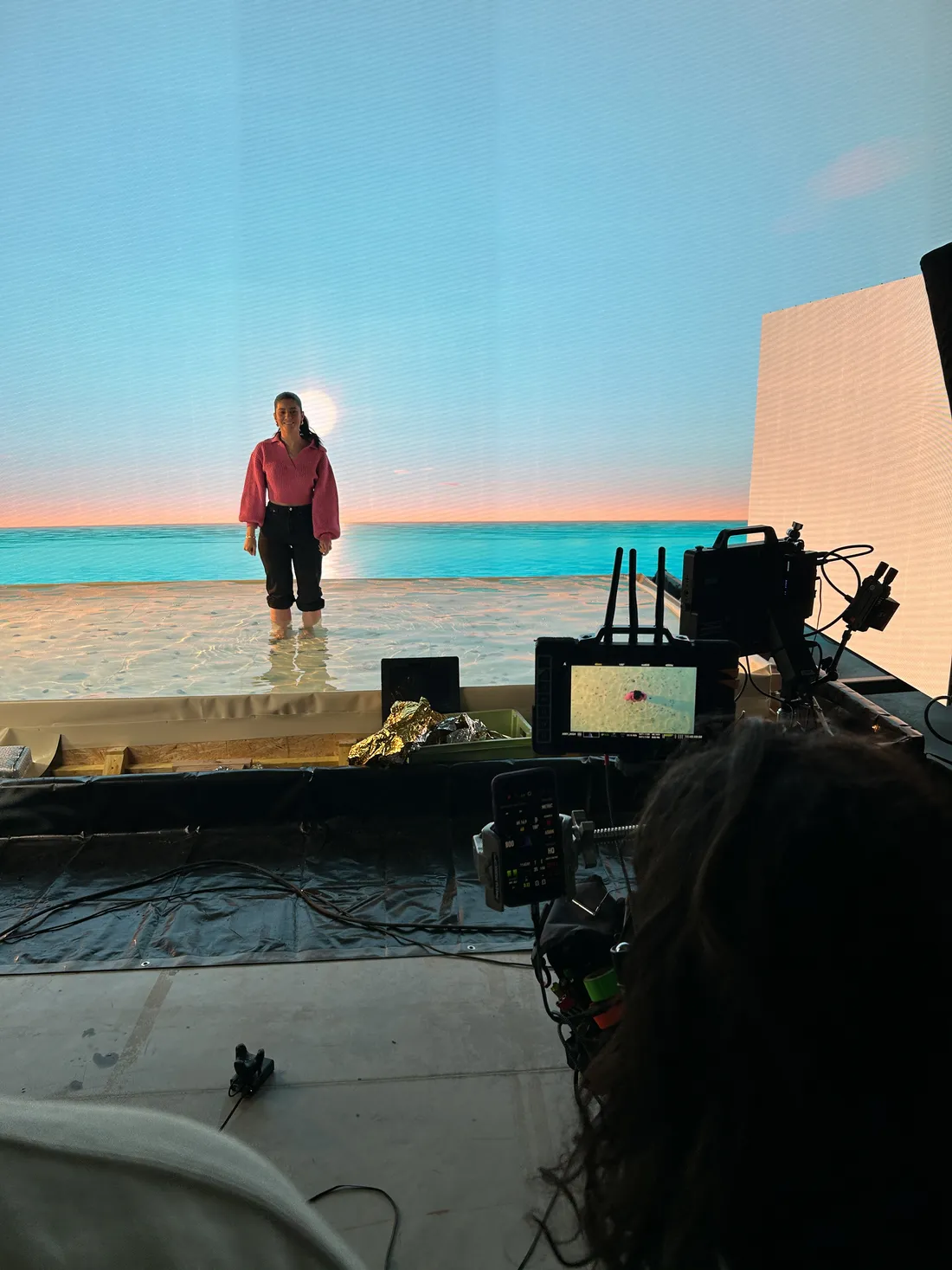 Photo de tournage au studio Spark Studios