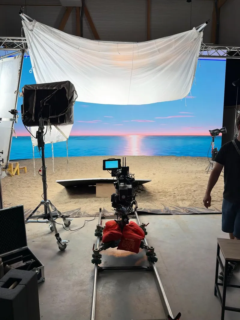 Photo de tournage au studio Spark Studios