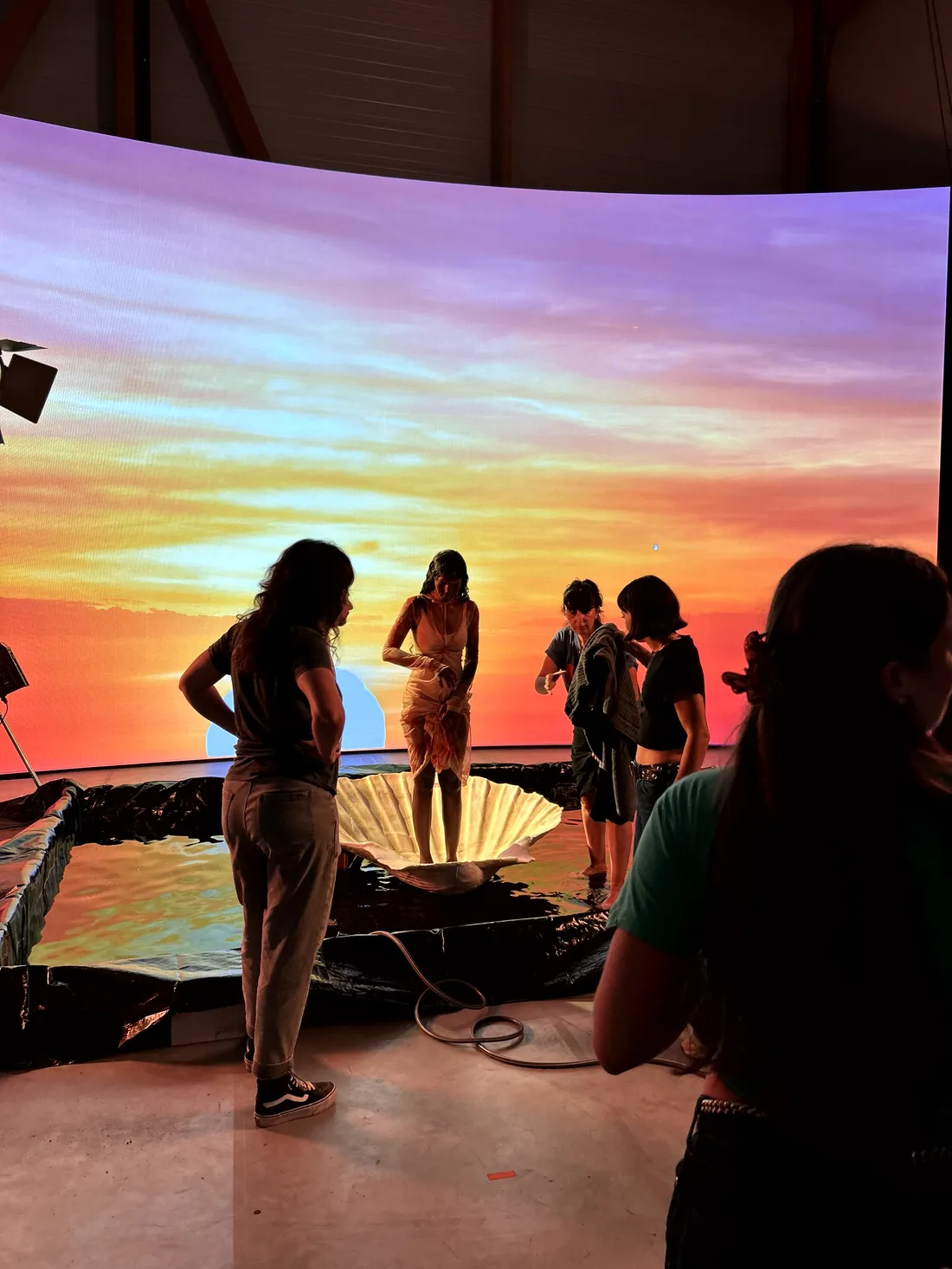 Photo de tournage au studio Spark Studios