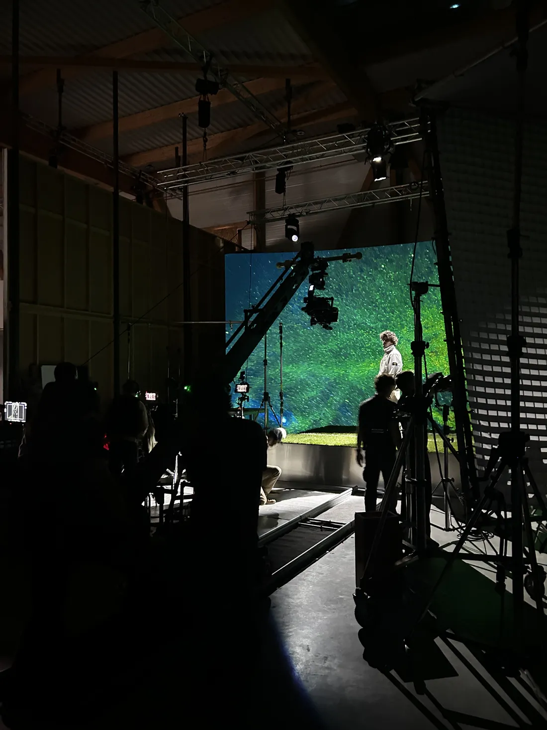 Photo de tournage au studio Spark Studios