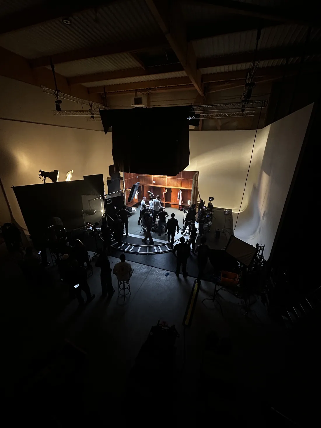 Photo de tournage au studio Spark Studios