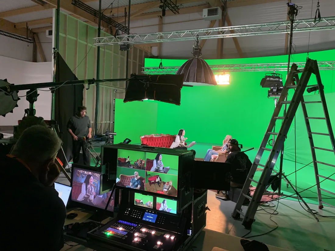 Photo de tournage au studio Spark Studios