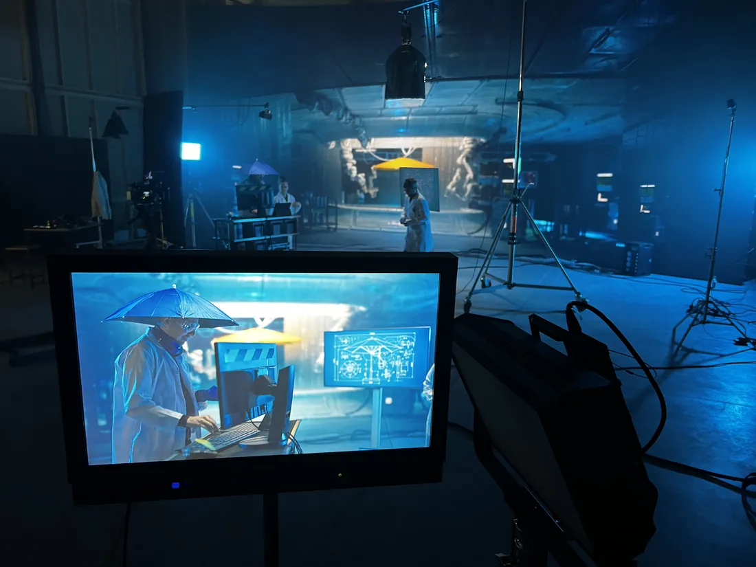 Photo de tournage au studio Spark Studios