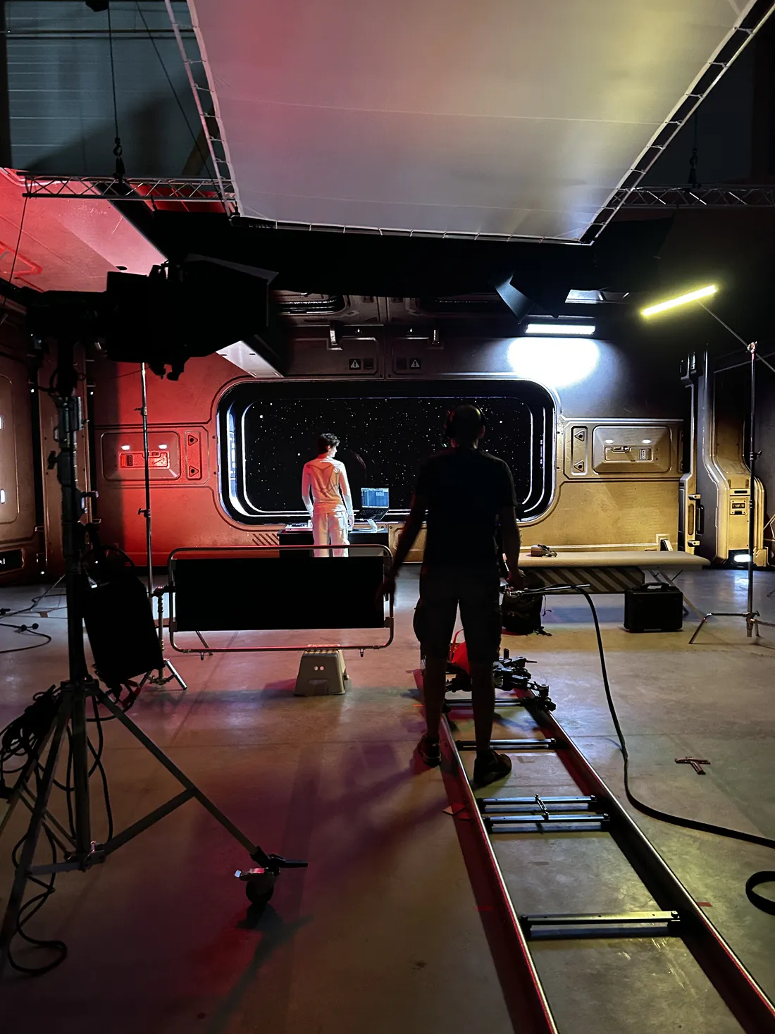 Photo de tournage au studio Spark Studios