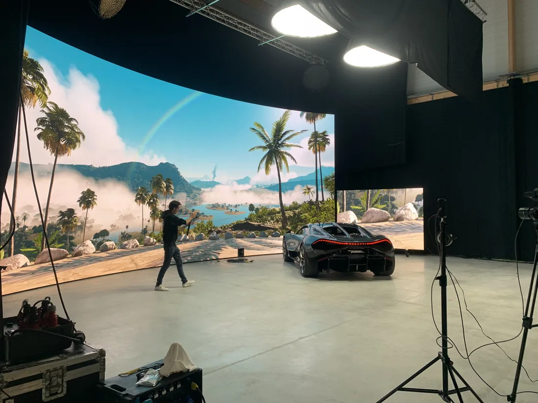 Photo de tournage au studio Spark Studios
