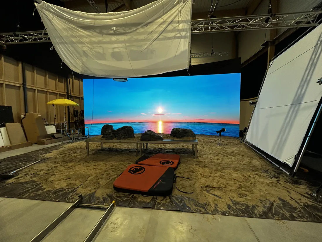 Photo de tournage au studio Spark Studios