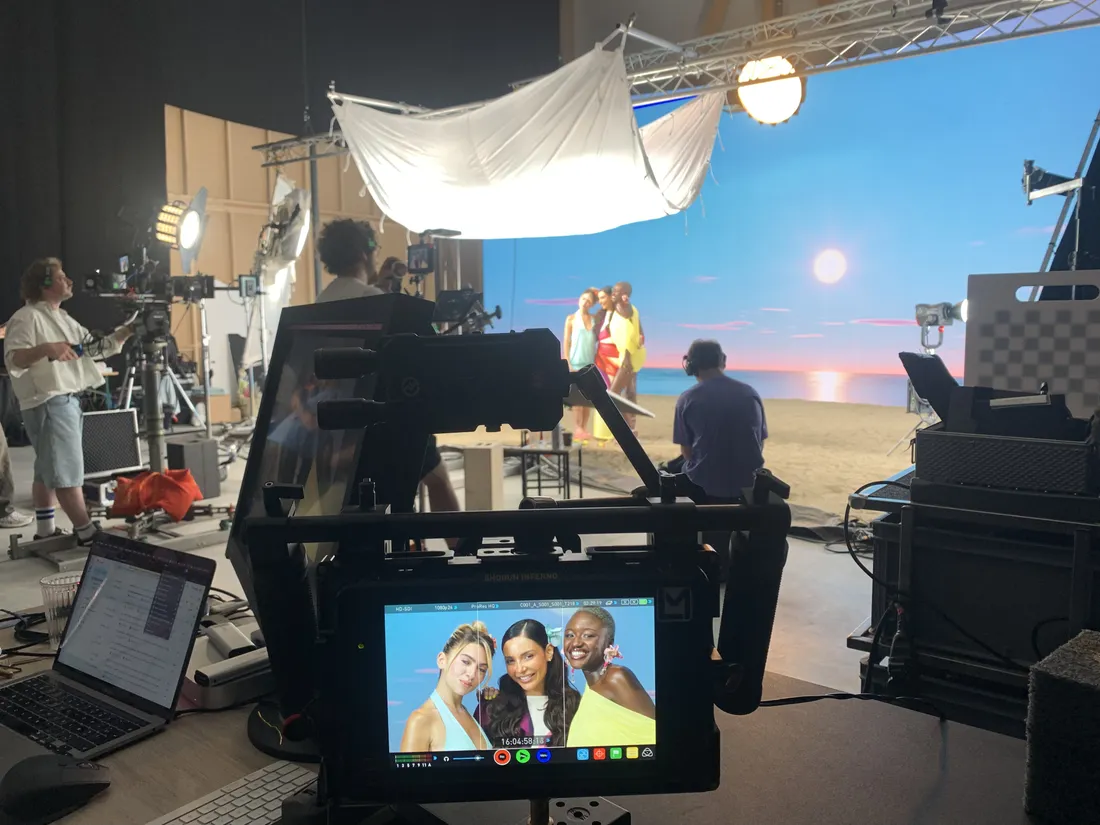 Photo de tournage au studio Spark Studios