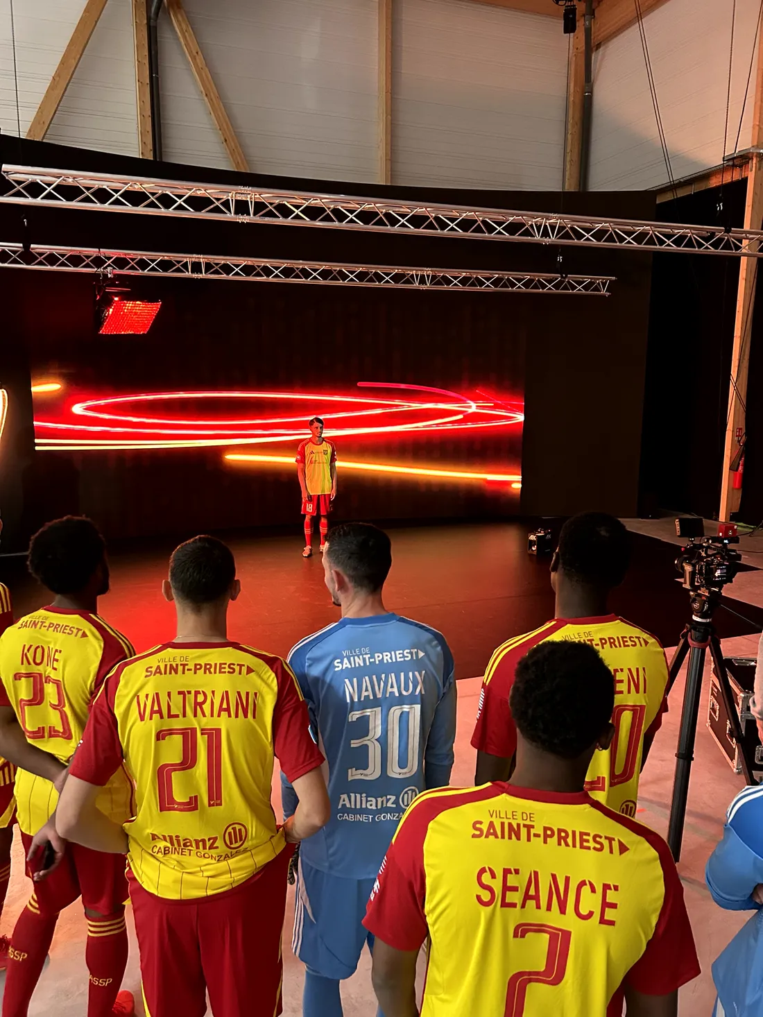 Photo de tournage au studio Spark Studios