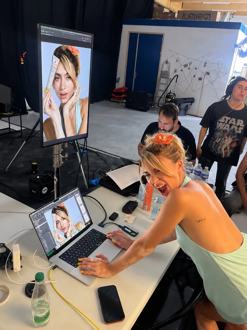 Photo de tournage au studio Spark Studios