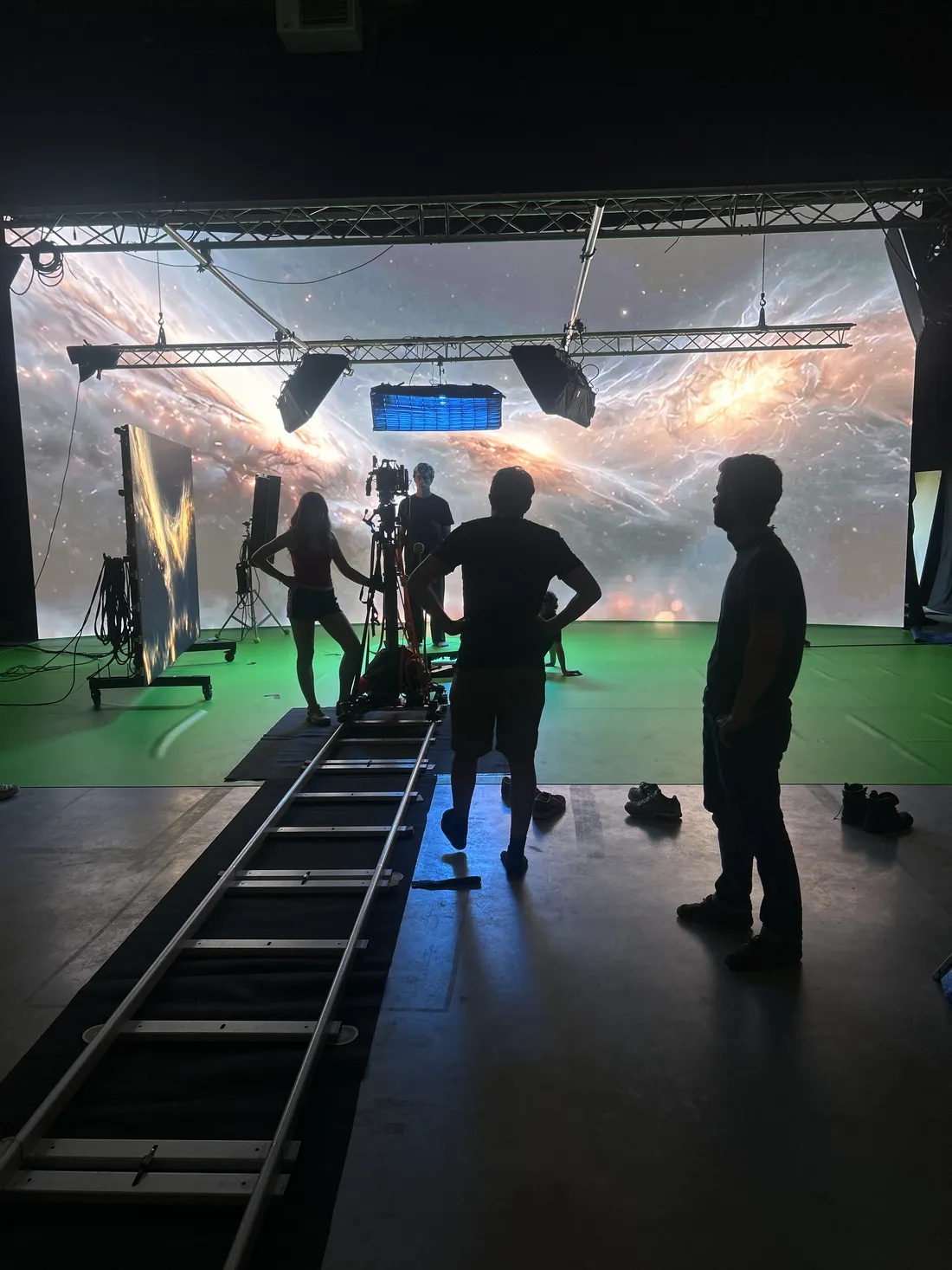 Photo de tournage au studio Spark Studios