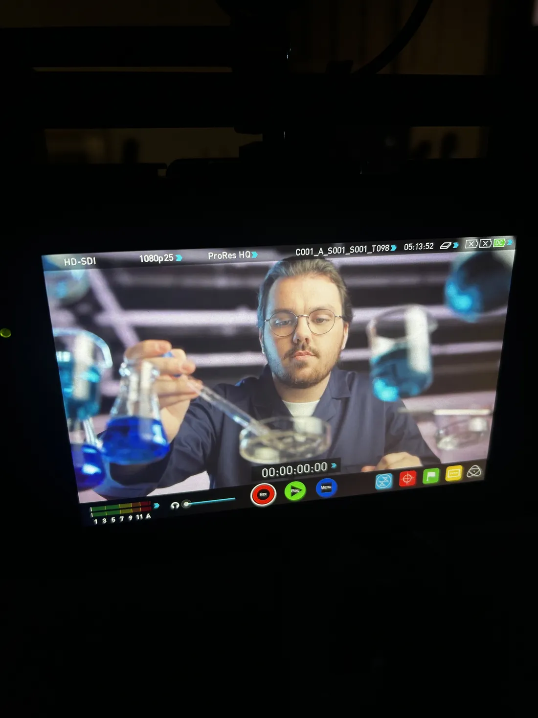 Photo de tournage au studio Spark Studios