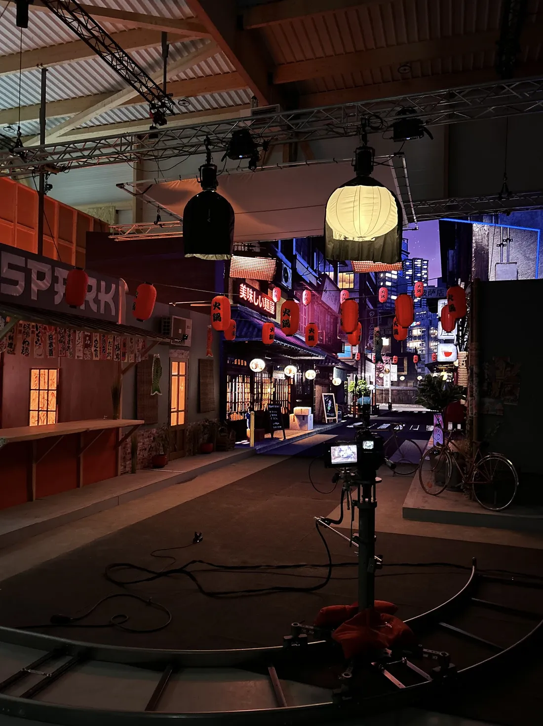 Photo de tournage au studio Spark Studios