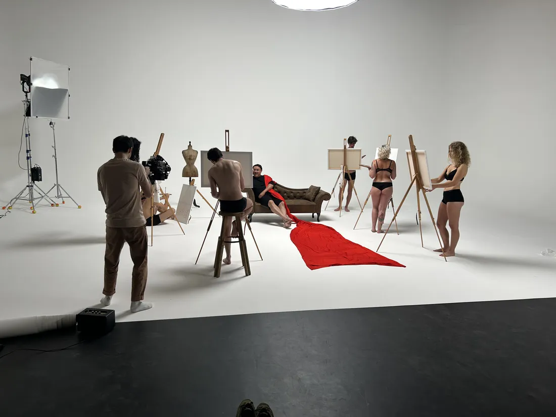 Photo de tournage au studio Spark Studios