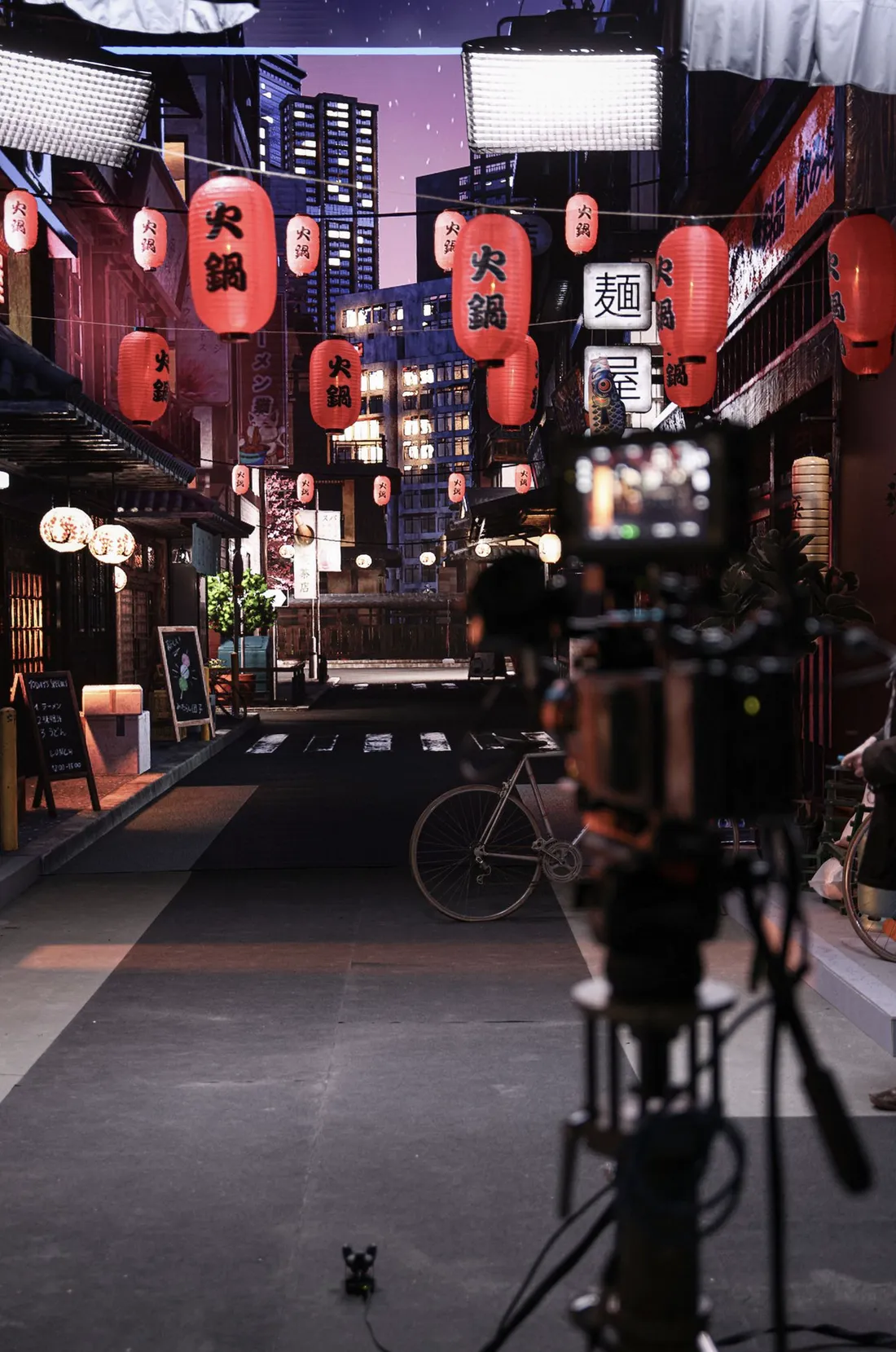 Photo de tournage au studio Spark Studios