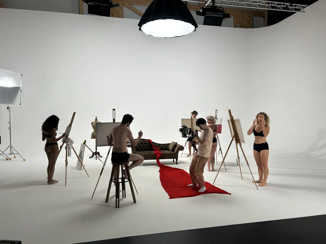 Photo de tournage au studio Spark Studios