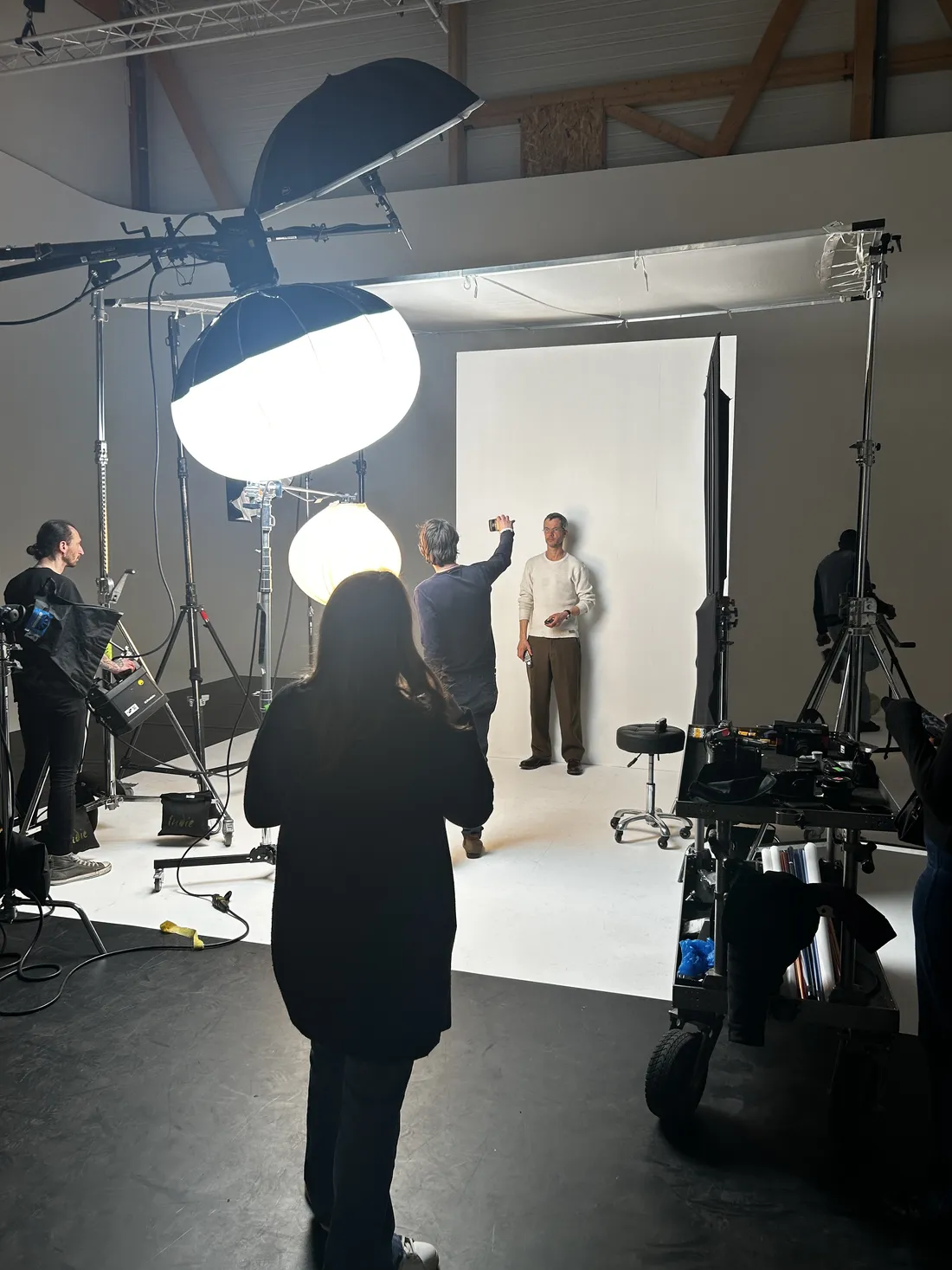 Photo de tournage au studio Spark Studios