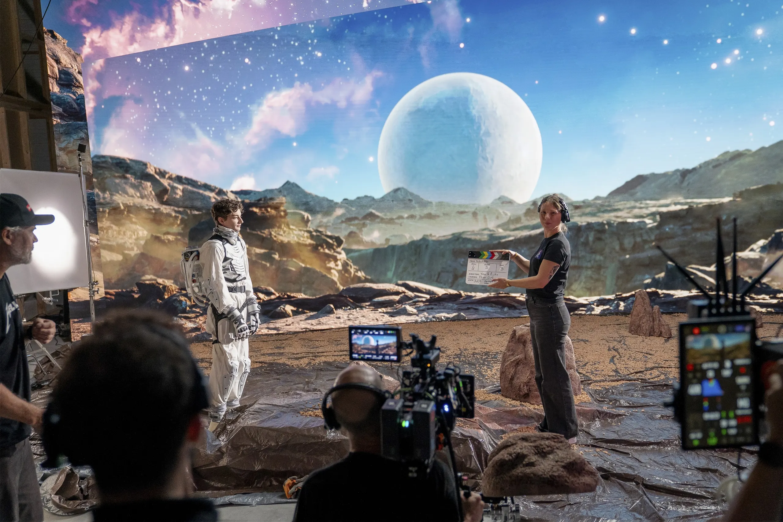 Tournage sur le plateau FX Space