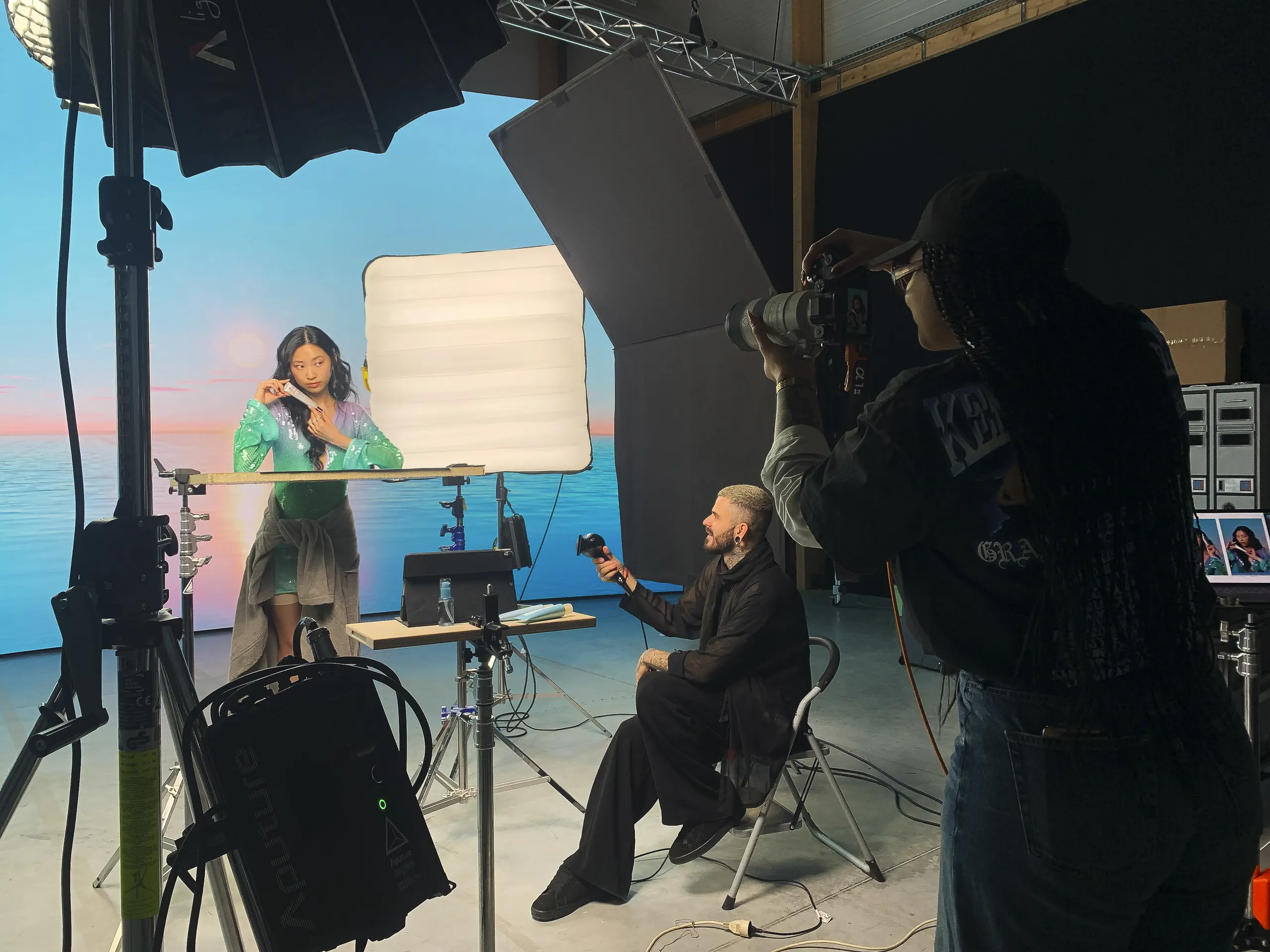 Tournage sur le plateau FX Space